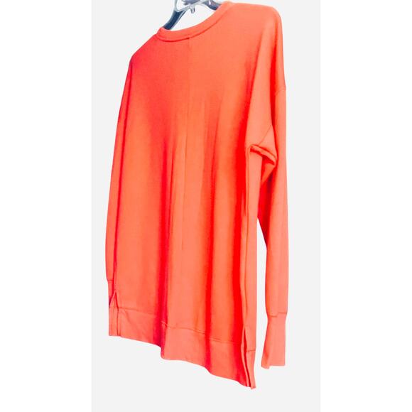 TEK GEAR ON-THE-GO GEAR LNG SLV CREW NECK PULL/OVER SWEATSHIRT, WOMENS, L, PEACH - Picture 7 of 11